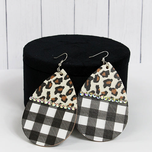 BUFFALO PLAID EARRINGS