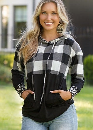 BUFFALO PLAID HOODIE