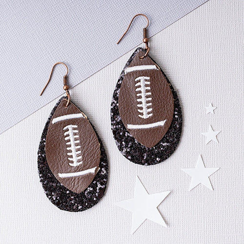 FOOTBALL EARRINGS