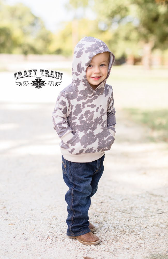 Cow Kiddo Hoodie {Onesie & Toddler)