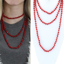 Load image into Gallery viewer, 60” BEADED NECKLACES
