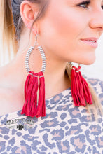 Load image into Gallery viewer, Red **Rio Grande** Earrings
