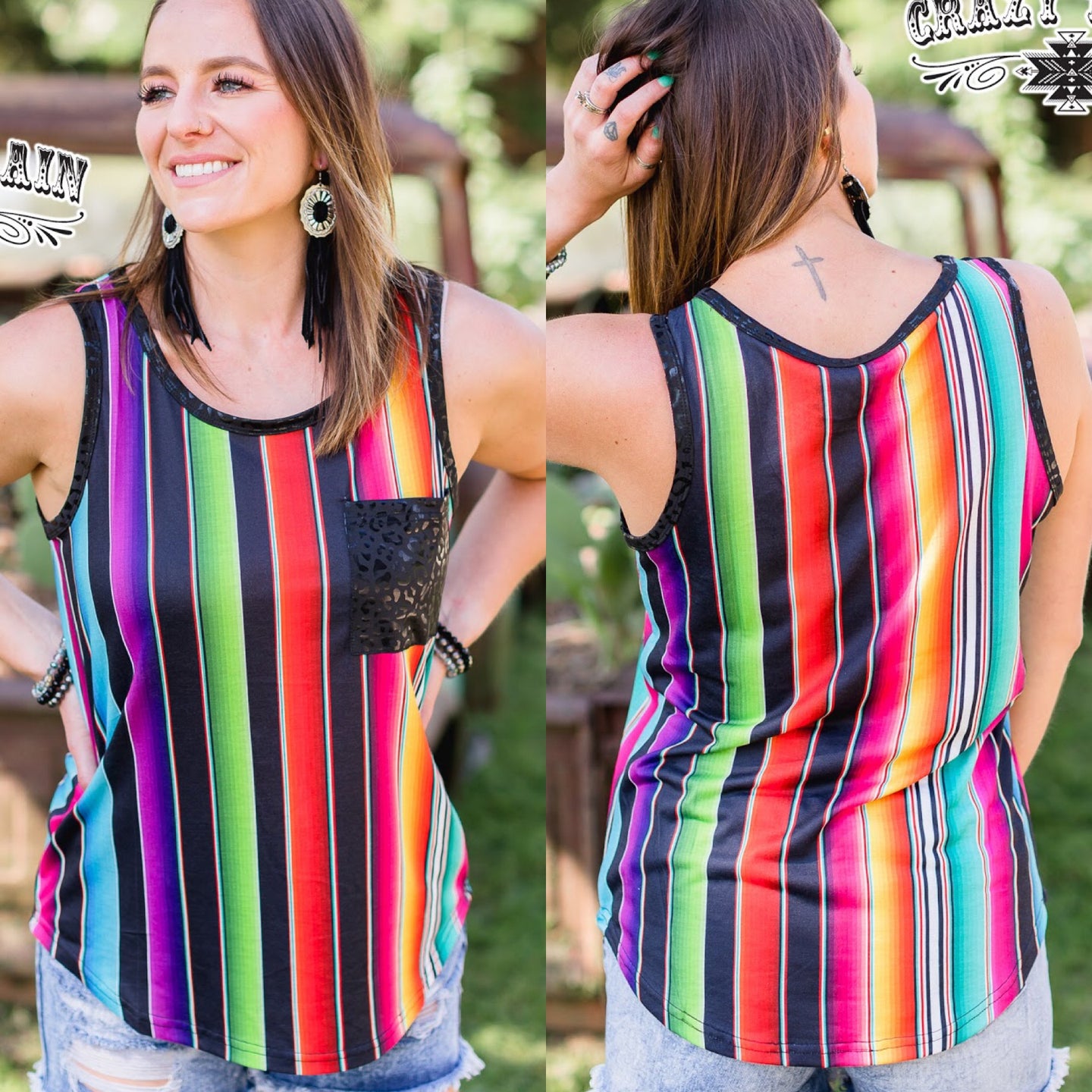 POPPIN SERAPE TANK