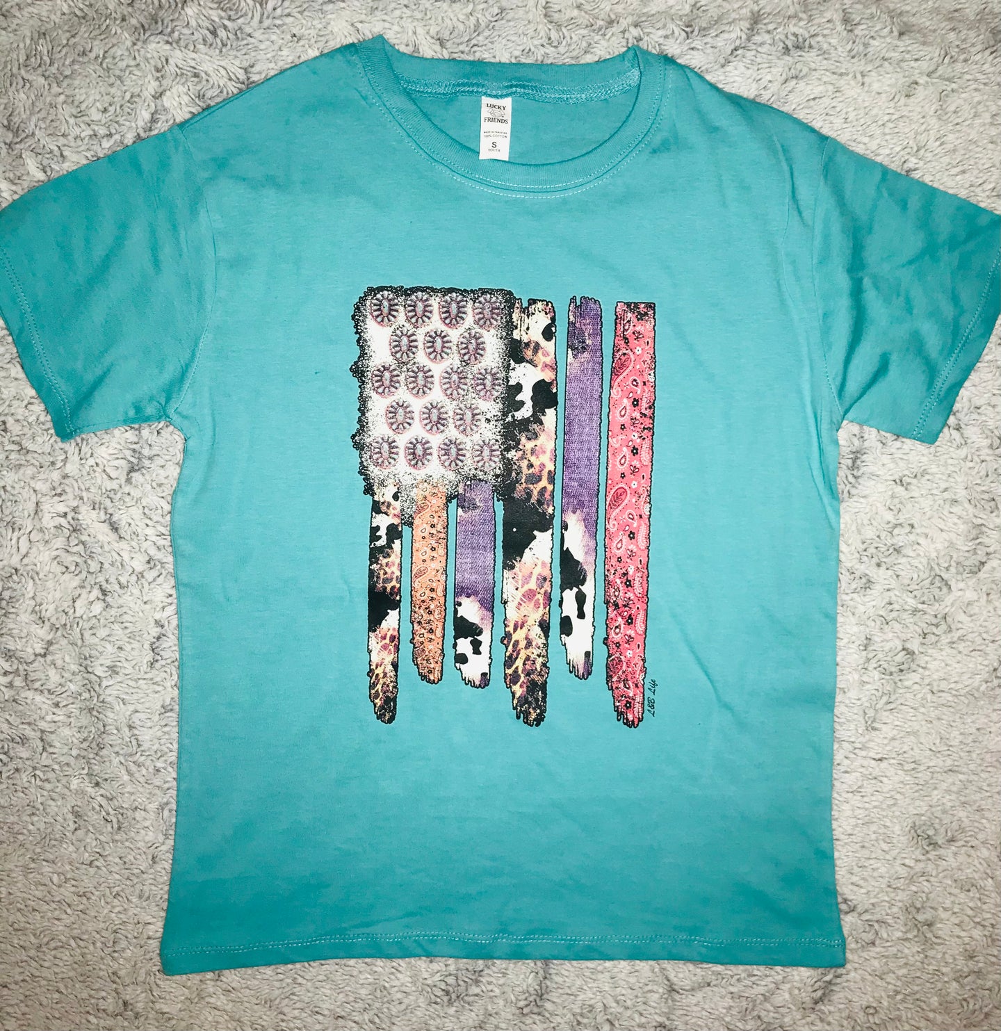 INDEPENDENCE TURQUOISE YOUTH SHIRT