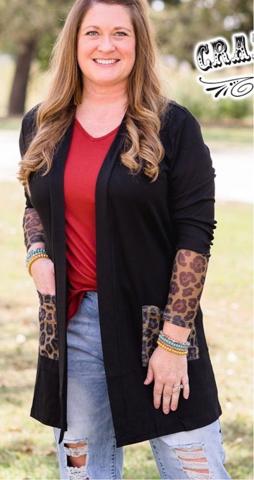 LARAMIE LEOPARD CARDIGAN