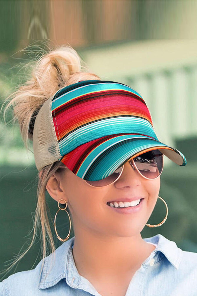 SERAPE {CRISS-CROSS BACK} HAT