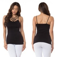 SEAMLESS TRIPLE CRISS-CROSS CAMI