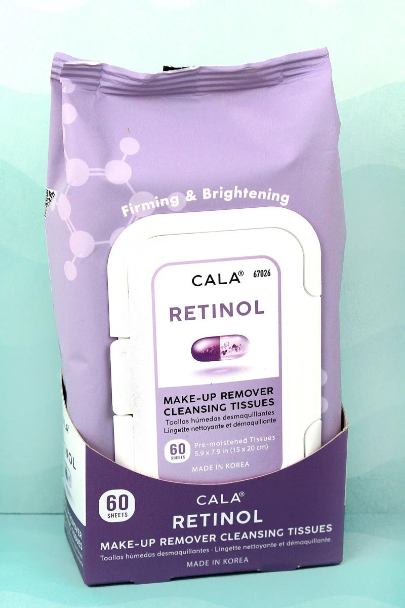 RETINOL MAKE-UP REMOVER CLEANSING TISSUES