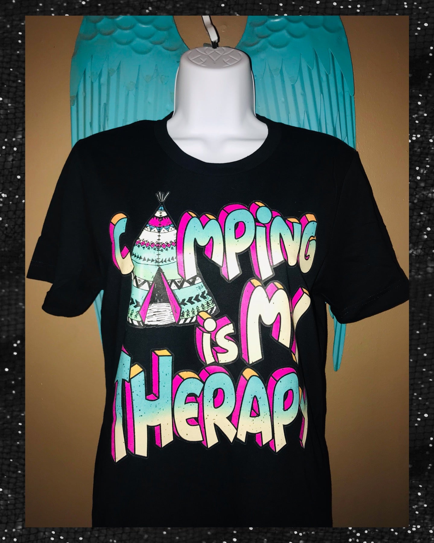 CAMPING IS MY THERAPY TEE