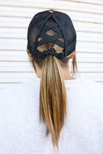 Load image into Gallery viewer, LYLAH LEOPARD MESH PONYTAIL CAP
