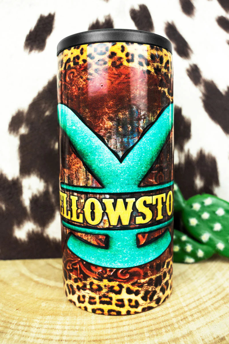 YELLOWSTONE SLIM CAN KOOZIE 12oz