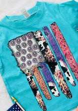 Load image into Gallery viewer, INDEPENDENCE TURQUOISE YOUTH SHIRT
