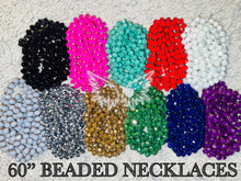 Load image into Gallery viewer, 60” BEADED NECKLACES
