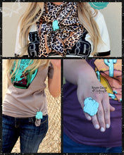 Load image into Gallery viewer, TURQUOISE TEE CLIP/SCARF SLIDER
