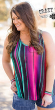 Load image into Gallery viewer, Summer Time Serape Tank
