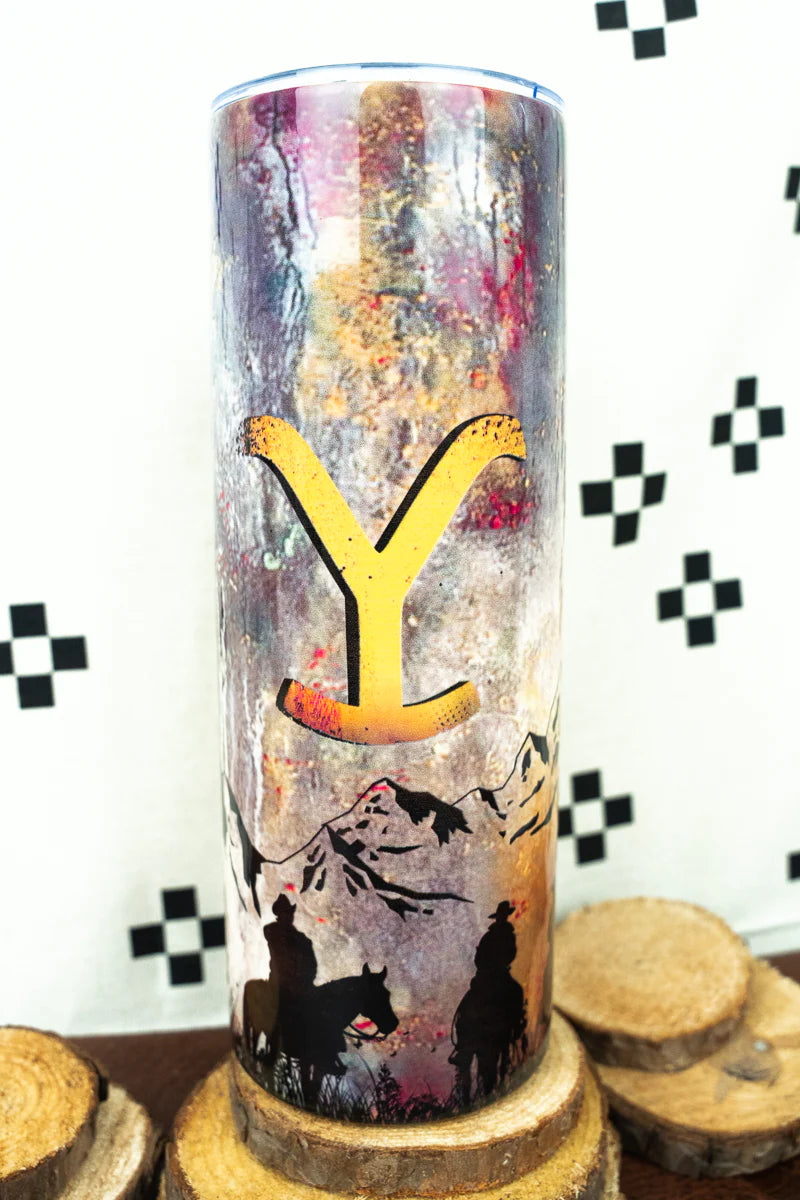 YELLOWSTONE MOUTAINS 20oz TUMBLER