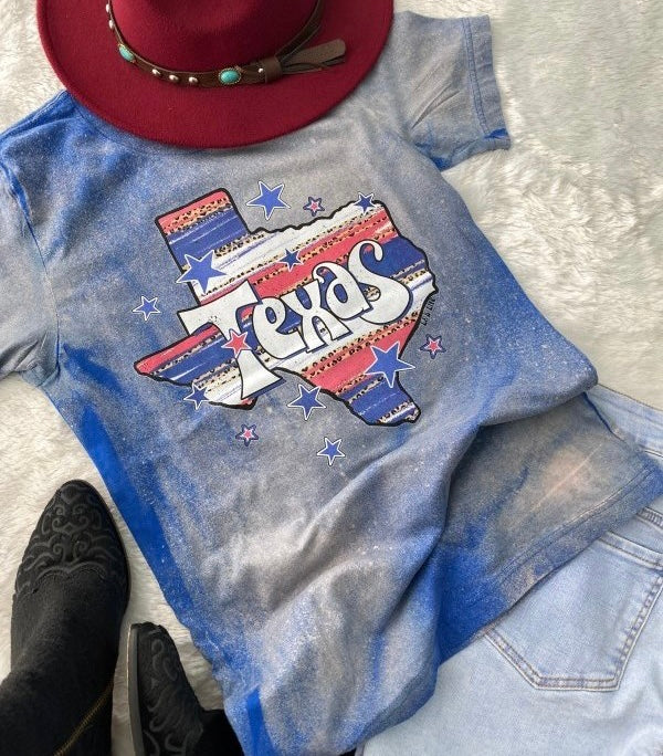 RED WHITE & TEXAS TEE